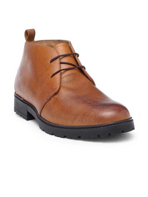 tan leather laceup derbies - 15884550 - Very Small Image - 1