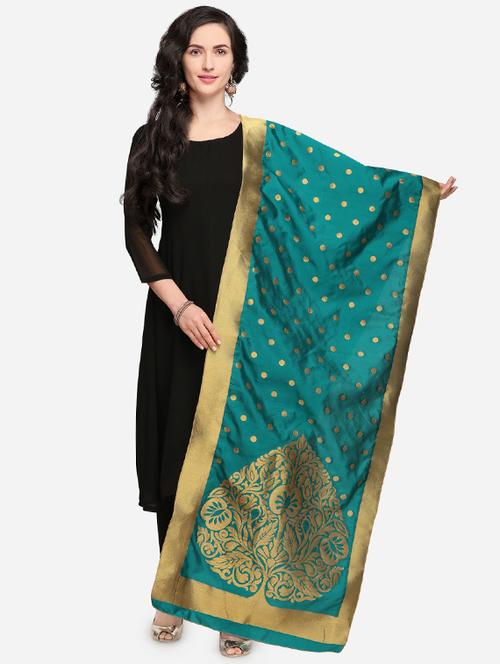 self-design banarasi dupatta - 15884950 - Very Small Image - 1