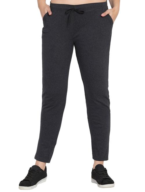 drawstring waist ankle length track pant - 15885183 - Very Small Image - 1