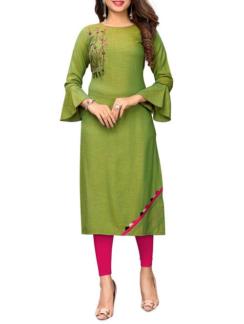 women's straight kurta - 15887463 - Very Small Image - 1
