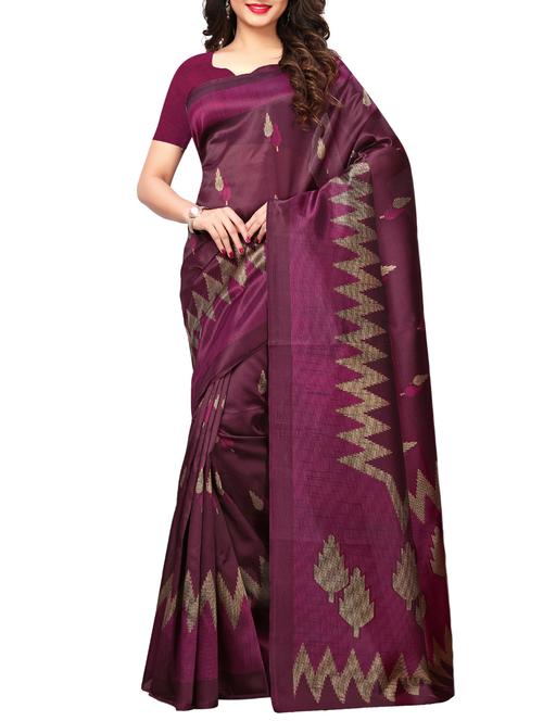 floral printed saree with blouse - 15887727 - Very Small Image - 1