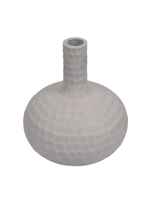 anasa décor grey shade bottle 9.25 inch glass vase - 15888943 - Very Small Image - 1
