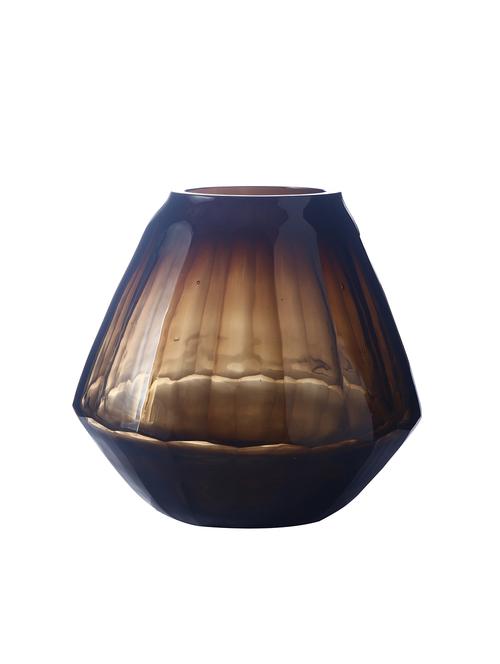 anasa décor decorative brown glass vase - 15888968 - Very Small Image - 1