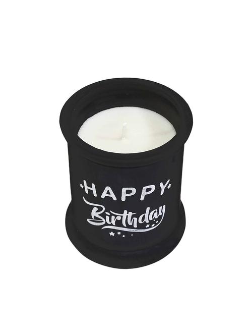 hosley trendy gift happy birthday black jar candle - 15889796 - Very Small Image - 1