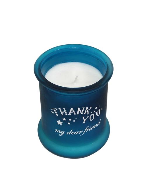 hosley trendy gift thank you blue jar candle - 15889800 - Very Small Image - 1