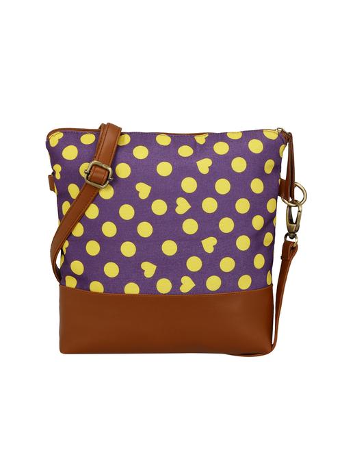 purple canvas sling bag - 15893317 - Very Small Image - 1