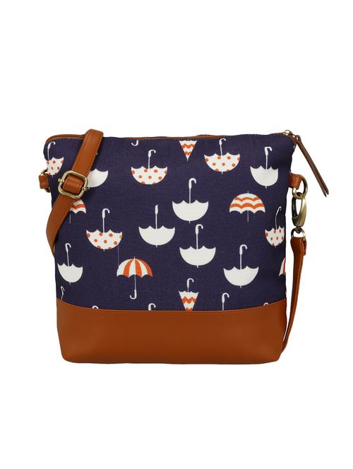 blue canvas sling bag - 15893318 - Very Small Image - 1