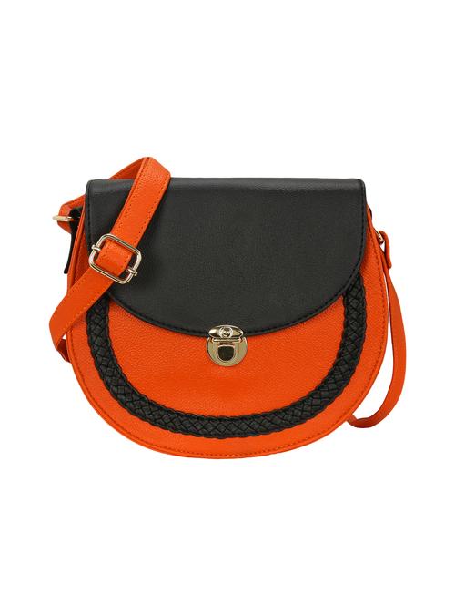 leatherette (pu) regular sling bag - 15893322 - Very Small Image - 1