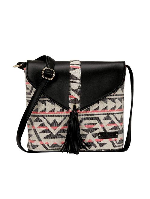 white cotton sling bag - 15893324 - Very Small Image - 1