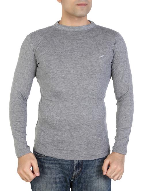 grey cotton blend tshirt - 15893886 - Very Small Image - 1