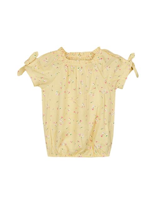 yellow viscose top - 15894108 - Very Small Image - 1