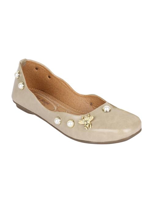 beige slip on ballerinas - 15894164 - Very Small Image - 1