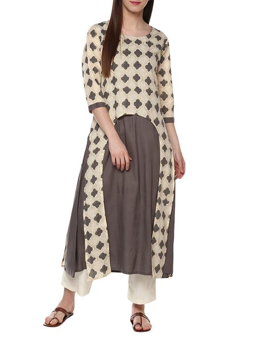 layered printed kurta - 15896945 - Very Small Image - 1
