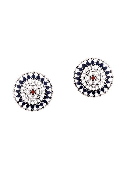 silver brass studs earring - 15899660 - Very Small Image - 1