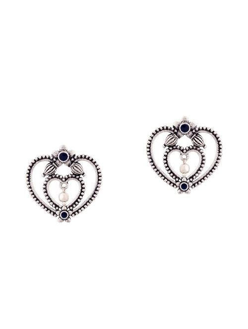 silver brass studs earring - 15899667 - Very Small Image - 1