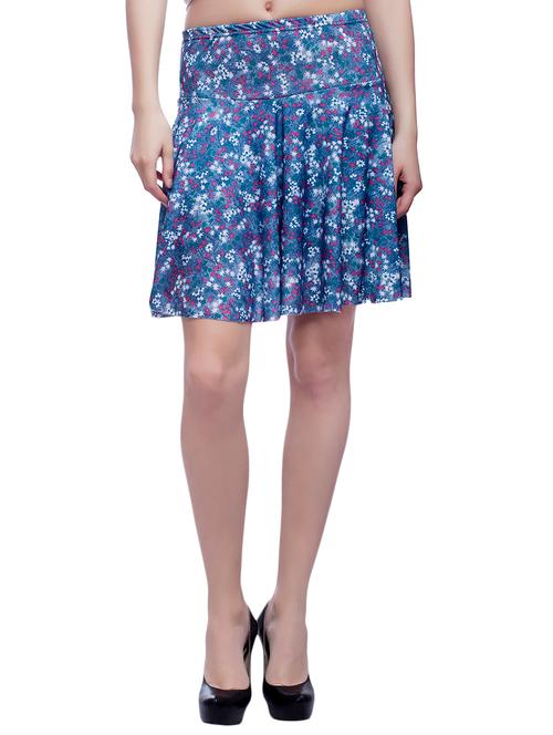 ditsy floral flared skirt - 15900247 - Very Small Image - 1