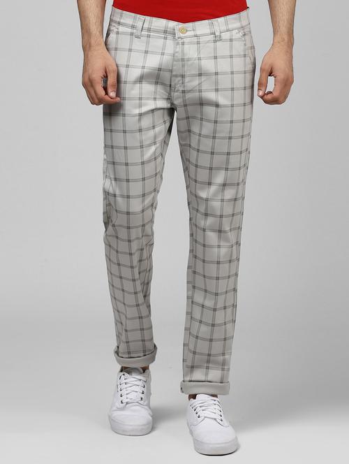 beige cotton chinos - 15901350 - Very Small Image - 1