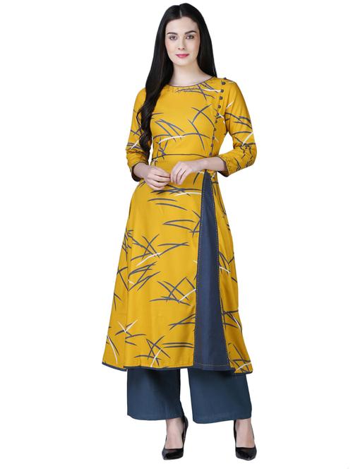 kaantha a-line kurta - 15902165 - Very Small Image - 1