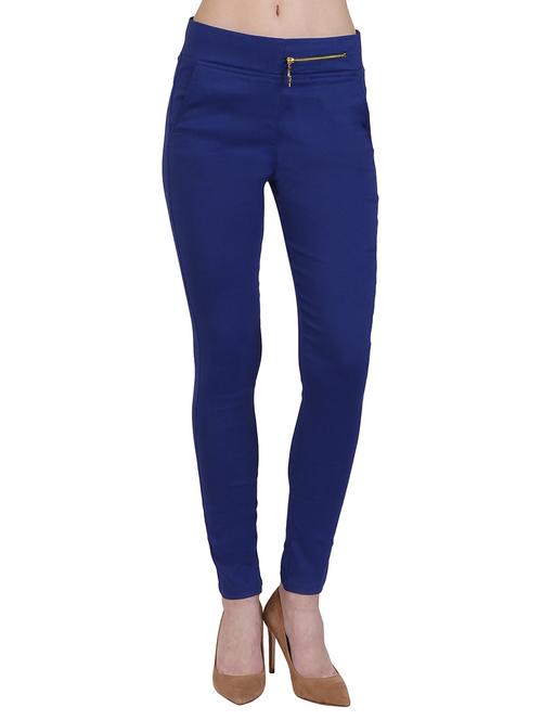 mid waist zipper detail jegging - 15902315 - Very Small Image - 1