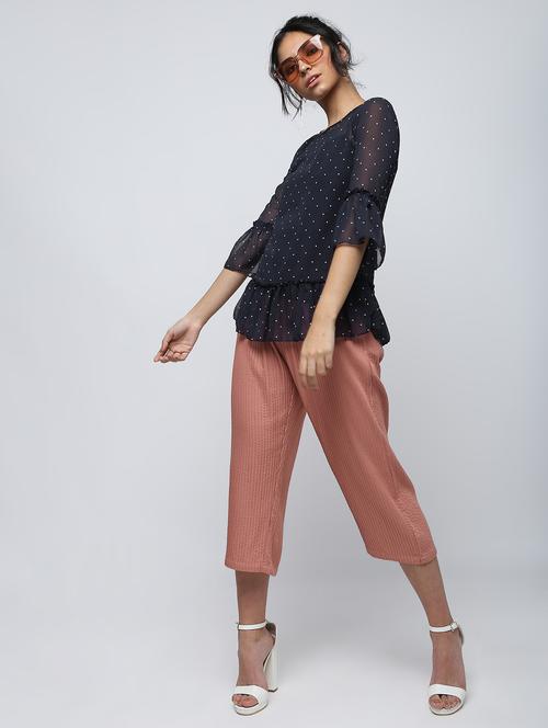 ruffle detail dotted top - 15902824 - Very Small Image - 1