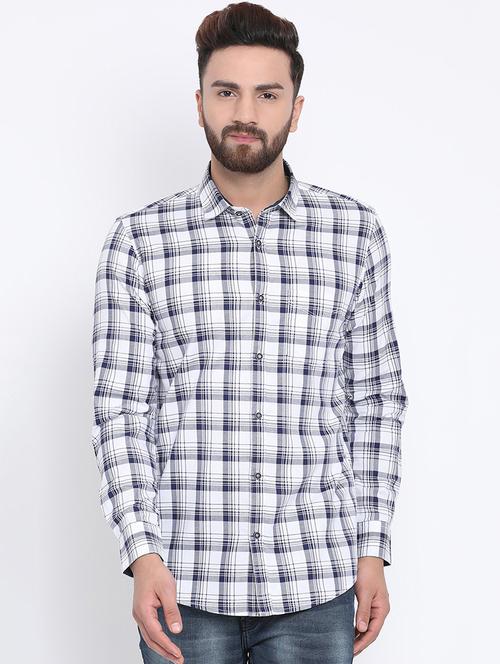 white checkered casual shirt - 15902956 - Very Small Image - 1