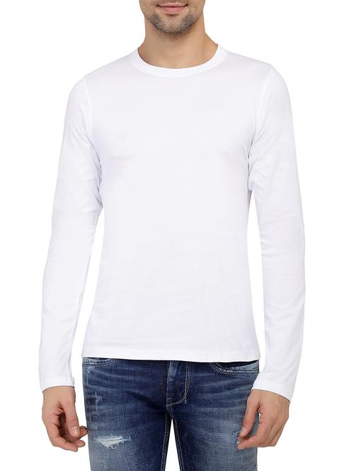 white cotton t-shirt - 15903336 - Very Small Image - 1