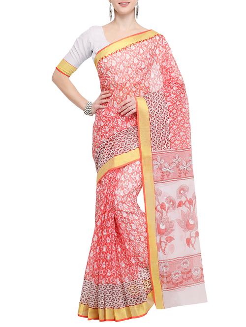 zari border paisley gadwal saree with blouse - 15903400 - Very Small Image - 1
