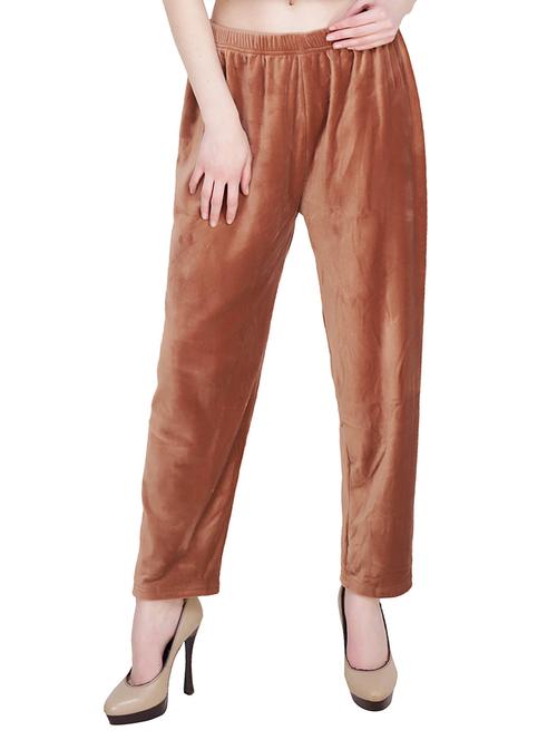 coco brown velvet trousers - 15903860 - Very Small Image - 1