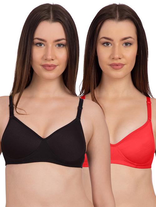 set of 2 solid t-shirt bras - 15904426 - Very Small Image - 1
