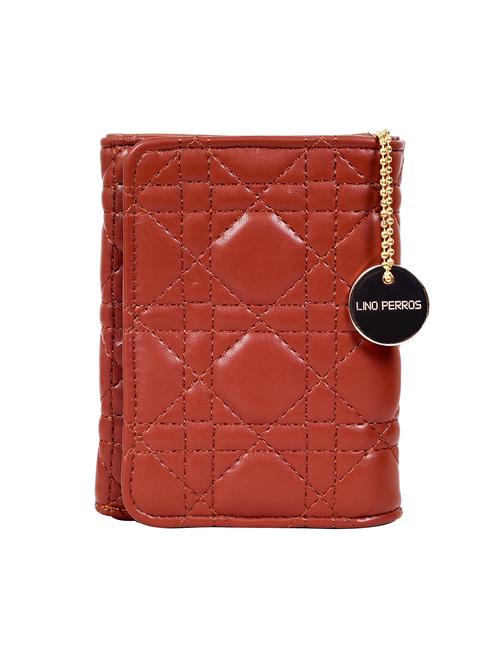 brown leatherette (pu) regular purse - 15904801 - Very Small Image - 1