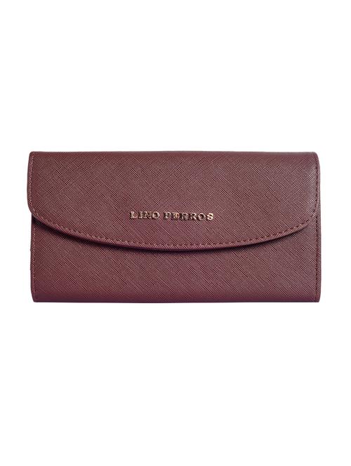 brown leatherette (pu) regular purse - 15904814 - Very Small Image - 1