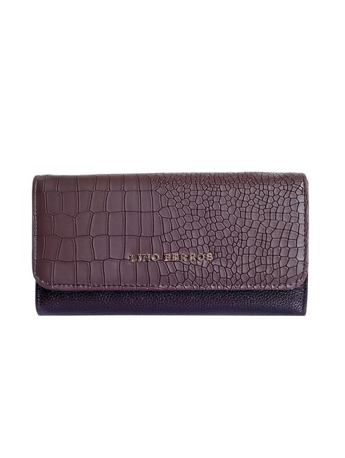 brown leatherette (pu) regular purse - 15904825 - Very Small Image - 1