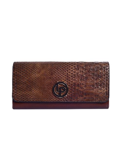 brown leatherette (pu) regular purse - 15904833 - Very Small Image - 1