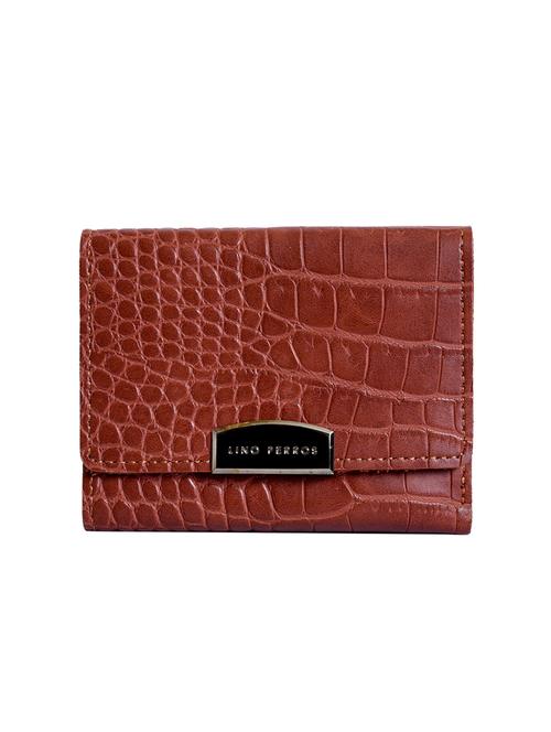 brown leatherette (pu) regular purse - 15904859 - Very Small Image - 1