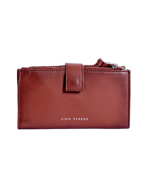 brown leatherette (pu wallet - 15904884 - Very Small Image - 1