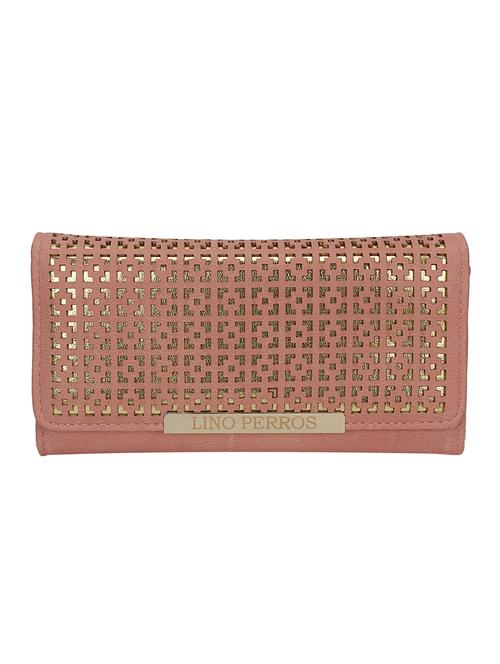 pink leatherette (pu) regular purse - 15904904 - Very Small Image - 1