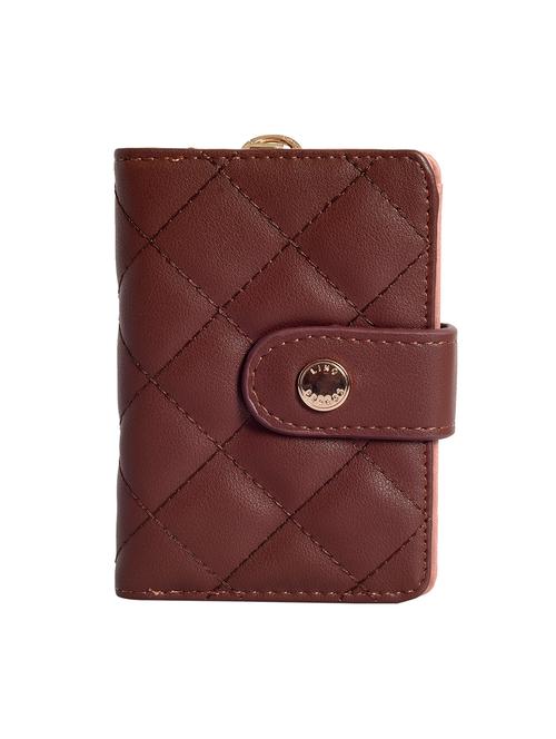 brown leatherette (pu) regular purse - 15904927 - Very Small Image - 1