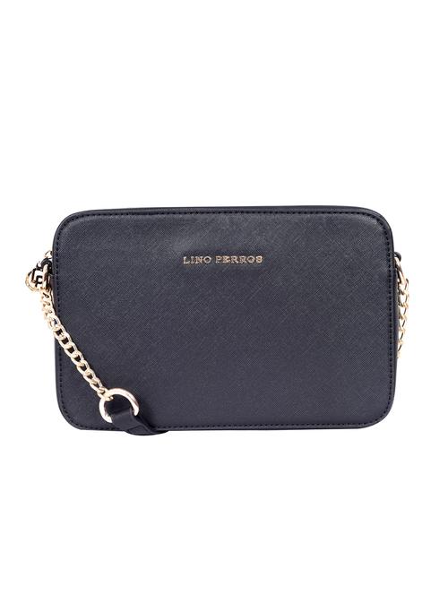 black leatherette (pu) sling bag - 15905187 - Very Small Image - 1