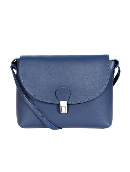 blue leatherette (pu) sling bag - 15905192 - Very Small Image - 1