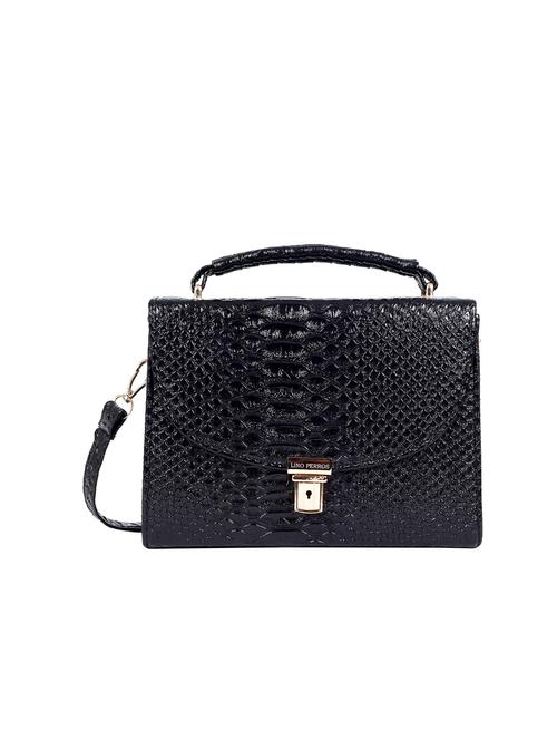 black leatherette (pu) sling bag - 15905198 - Very Small Image - 1