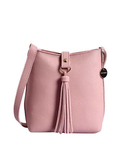 pink leatherette (pu) sling bag - 15905258 - Very Small Image - 1
