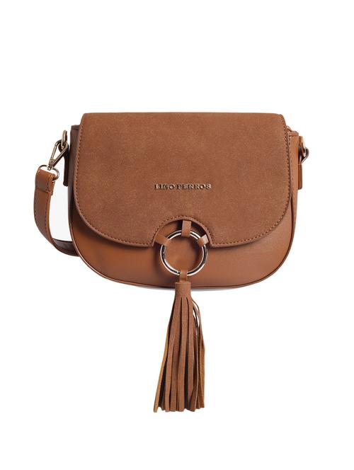 brown leatherette (pu) sling bag - 15905263 - Very Small Image - 1