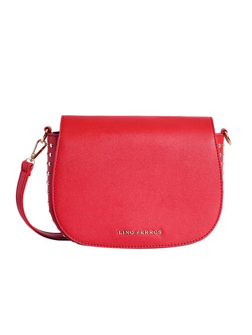 red leatherette (pu) sling bag - 15905278 - Very Small Image - 1