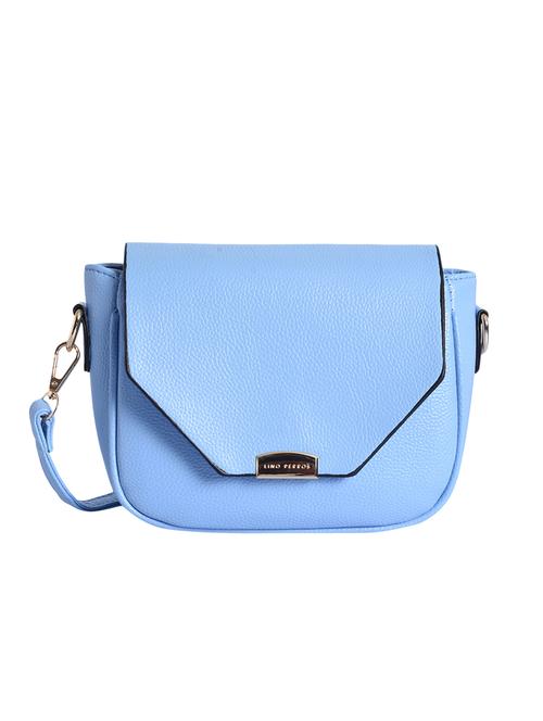 blue leatherette (pu) sling bag - 15905281 - Very Small Image - 1