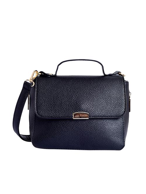 black leatherette (pu) sling bag - 15905285 - Very Small Image - 1