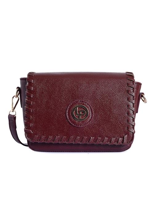 leatherette (pu) regular sling bag - 15905311 - Very Small Image - 1