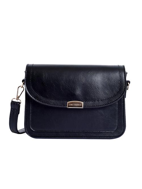 black leatherette (pu) sling bag - 15905329 - Very Small Image - 1