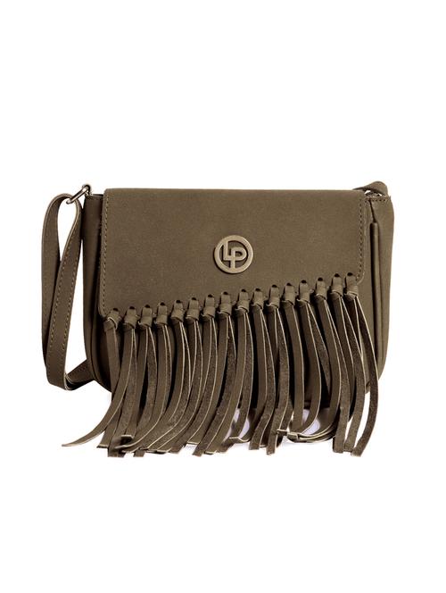 olive leatherette (pu) sling bag - 15905339 - Very Small Image - 1