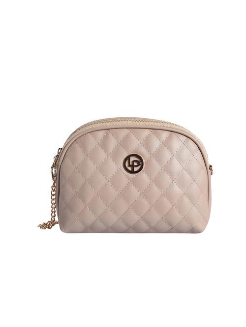 beige leatherette (pu) sling bag - 15905435 - Very Small Image - 1