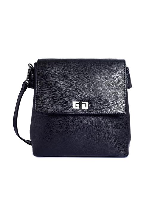 black leatherette (pu) sling bag - 15905497 - Very Small Image - 1